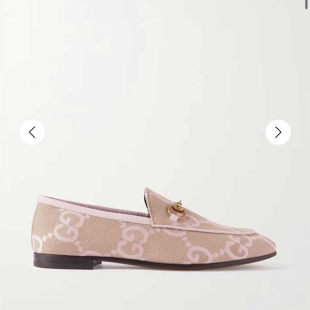 Gucci Jordaan Jumbo CC Canvas Loafer Size 36 - Picture 3 of 7